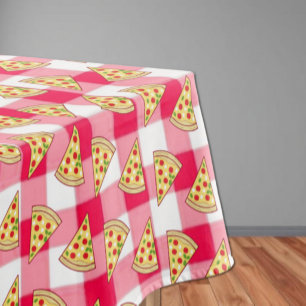 Pizza Party Kids Birthday Tablecloth