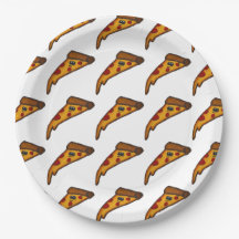 Pizza Party Paper Plate