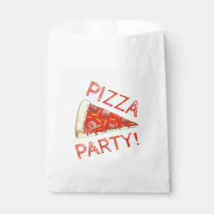 PIZZA PARTY! Pepperoni Cheese Pie Slice Pizzeria Favour Bag