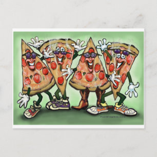 Pizza Party Postcard