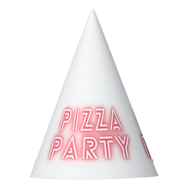 Pizza Party Simple Party Hat (Front)
