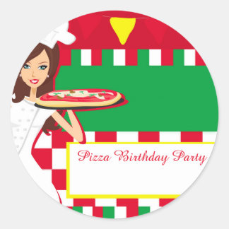 Pizza Party Sticker