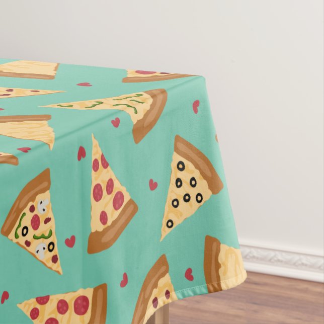 Pizza Party Tablecloth (In Situ)