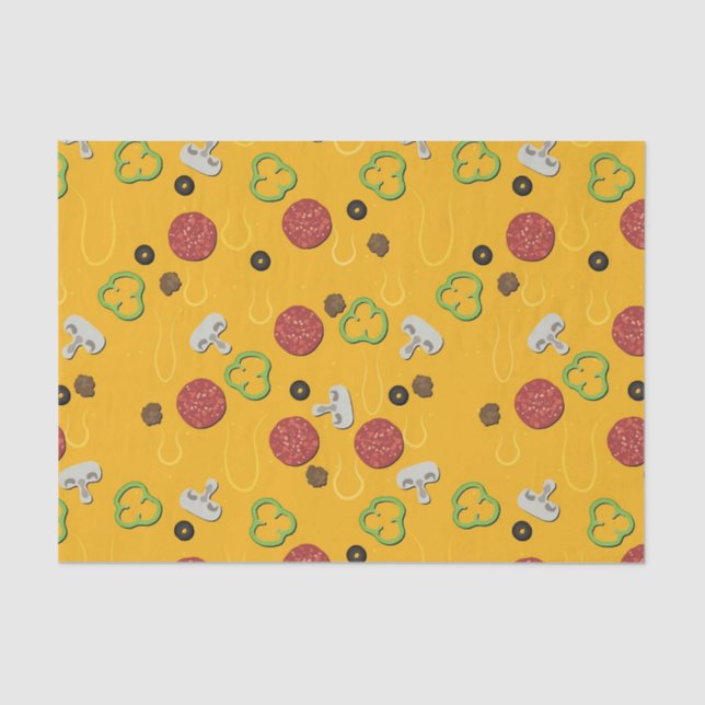 Pizza Party  Tissue Paper (Front)
