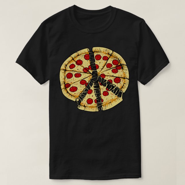 Pizza  Pasta Lover Gift T-Shirt (Design Front)