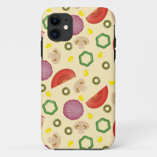 Pizza Pattern 2 iPhone 11 Case