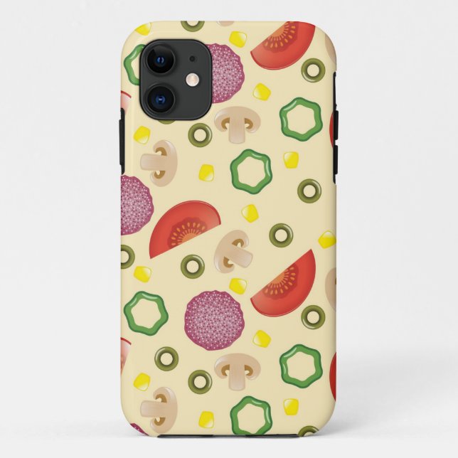 Pizza Pattern 2 Case-Mate iPhone Case (Back)