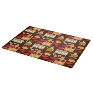 Pizza Pattern 2 Cutting Board