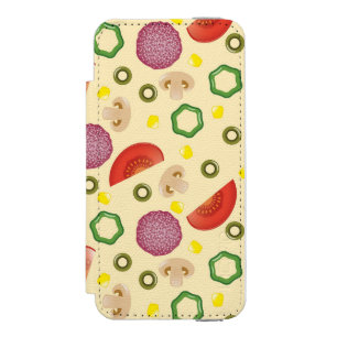 Pizza Pattern 2 Incipio Watson™ iPhone 5 Wallet Case
