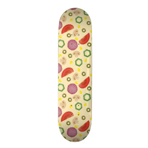 Pizza Pattern 2 Skateboard