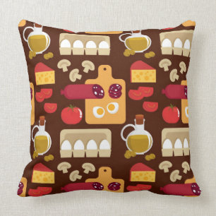 Pizza Pattern Cushion