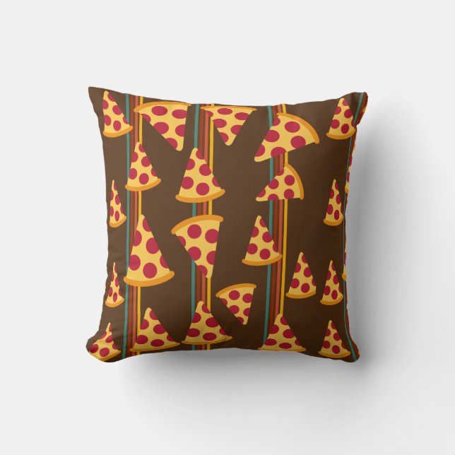PIZZA  PATTERN CUSHION (Front)