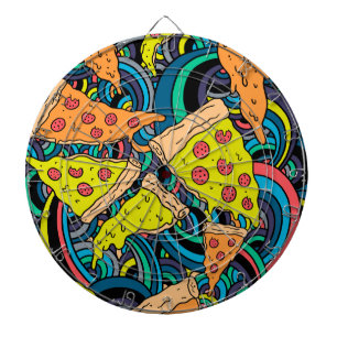 Pizza pattern dartboard