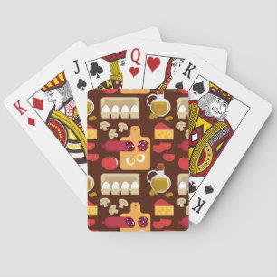 Pizza Pattern Playing Cards