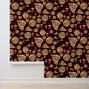 Pizza Pattern Wallpaper