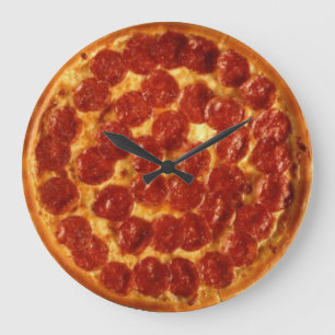 Pizza Pepperoni Wall Clock