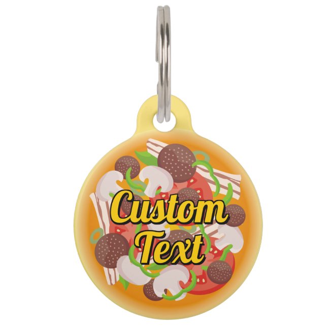 Pizza Pet ID Tag (Front)