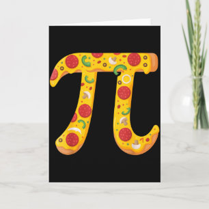 Pizza Pi For Math Lovers And Foodies Funny Party V Card