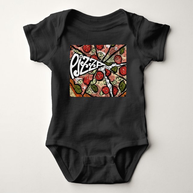 Pizza Pie Baby Bodysuit (Front)