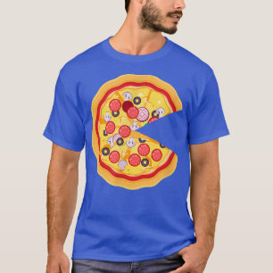 Pizza Pie Missing Slice  Matching Dad And Son  T-Shirt