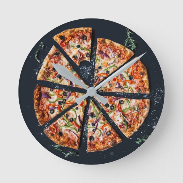 Pizza Pie Wall Clock (Front)