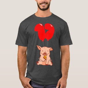 Pizza Pig - 17th Birthday - Kids Balloon Party Pre T-Shirt