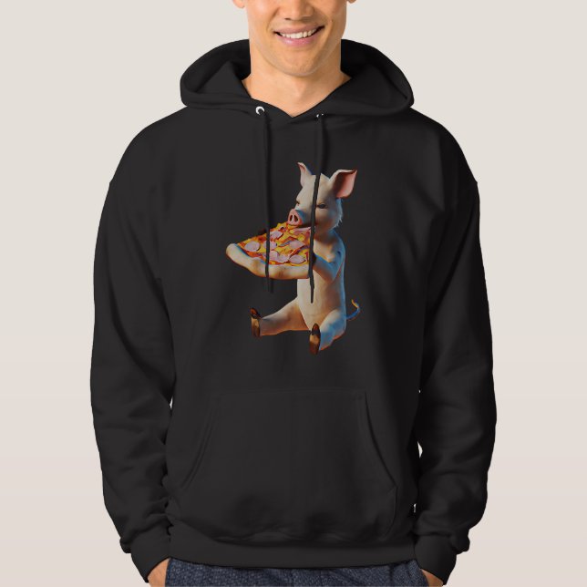 Pizza Pig Hoodie (Front)