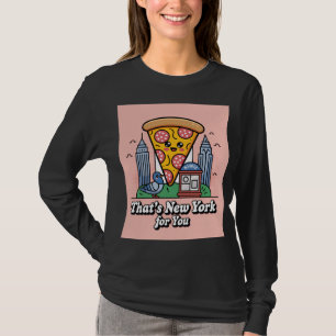 Pizza, Pigeons & People New York T-Shirt