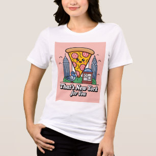 Pizza, Pigeons & People New York Tri-Blend Shirt