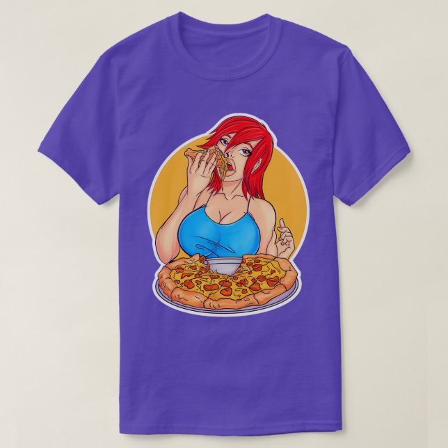 Pizza PinUp T-Shirt (Design Front)