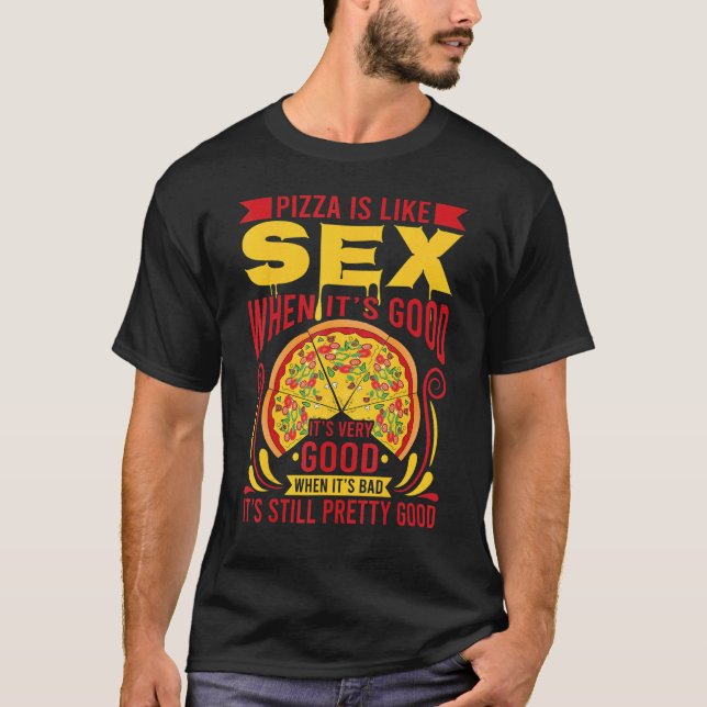 Pizza Pizza Chef Outfit Pizzeria Restaurant Chef C T-Shirt (Front)