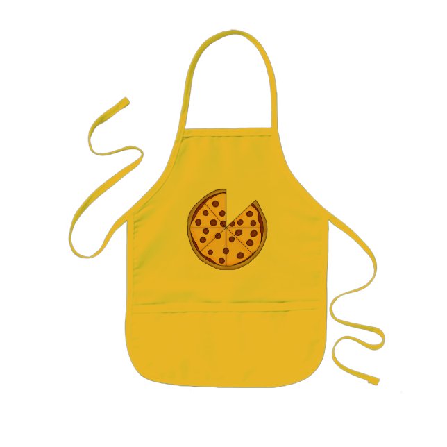 Pizza Pizza Pizza Kids Apron (Front)