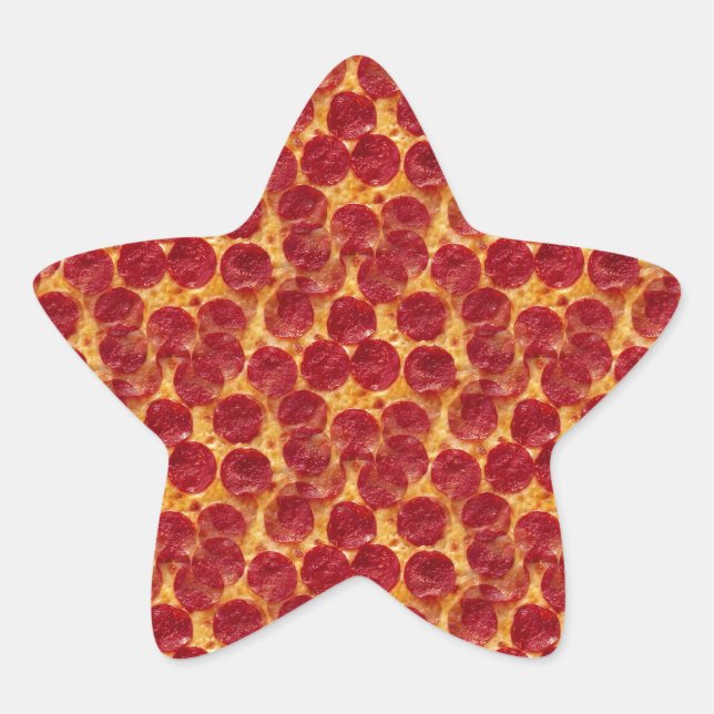 pizza pizza star sticker (Front)