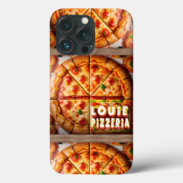 Pizza Pizzeria Design Case-Mate iPhone Case (Back)
