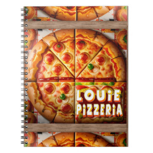 Pizza Pizzeria Design Notebook