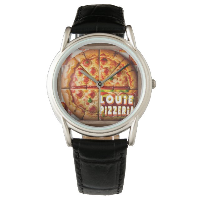 Pizza Pizzeria Design Watch (Front)
