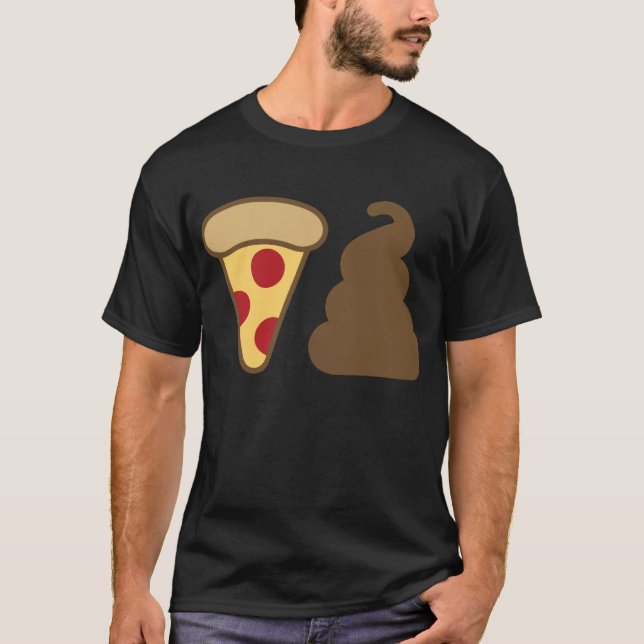 Pizza Poop T-Shirt (Front)