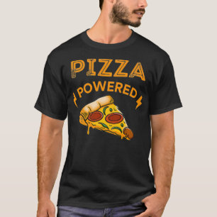 Pizza Powered Funny Premium T-Shirt