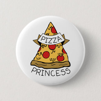 Pizza Princess 6 Cm Round Badge
