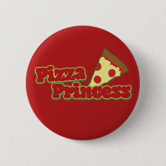 Pizza Princess 6 Cm Round Badge