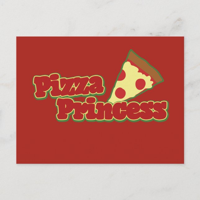 Pizza Princess Postcard (Front)