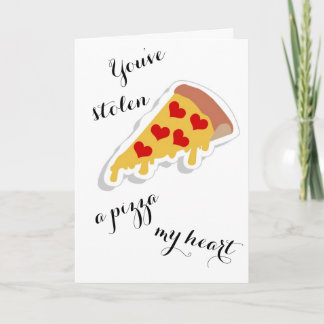 Pizza Pun Cute Valentines Card