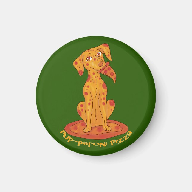 Pizza Puppy Magnet (Front)
