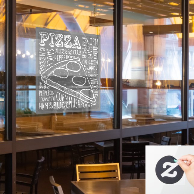 Pizza Restaurant Business (Restaurant Window)