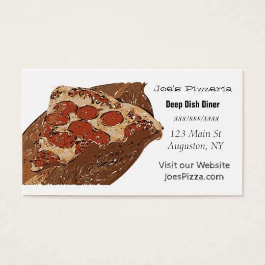 Pizza Restaurant Business Card