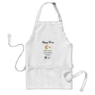 Pizza restaurant cafe pizzeria scan QR code order Standard Apron
