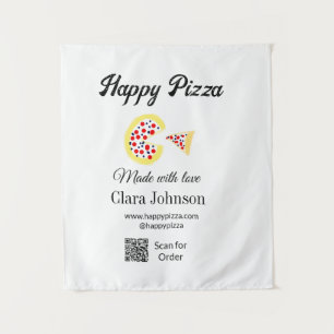 Pizza restaurant cafe pizzeria scan QR code order Tapestry