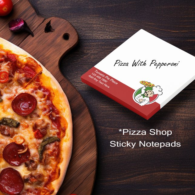 Pizza Restaurant Theme Sticky Notepads (Creator Uploaded)