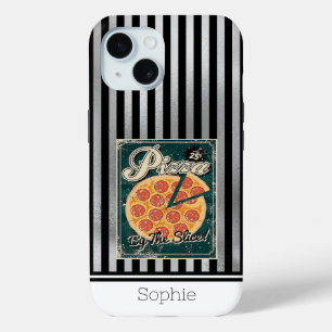 Pizza Retro Samsung  iPhone 15 Case