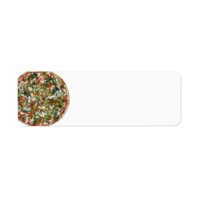 PIZZA! RETURN ADDRESS LABEL (Front)